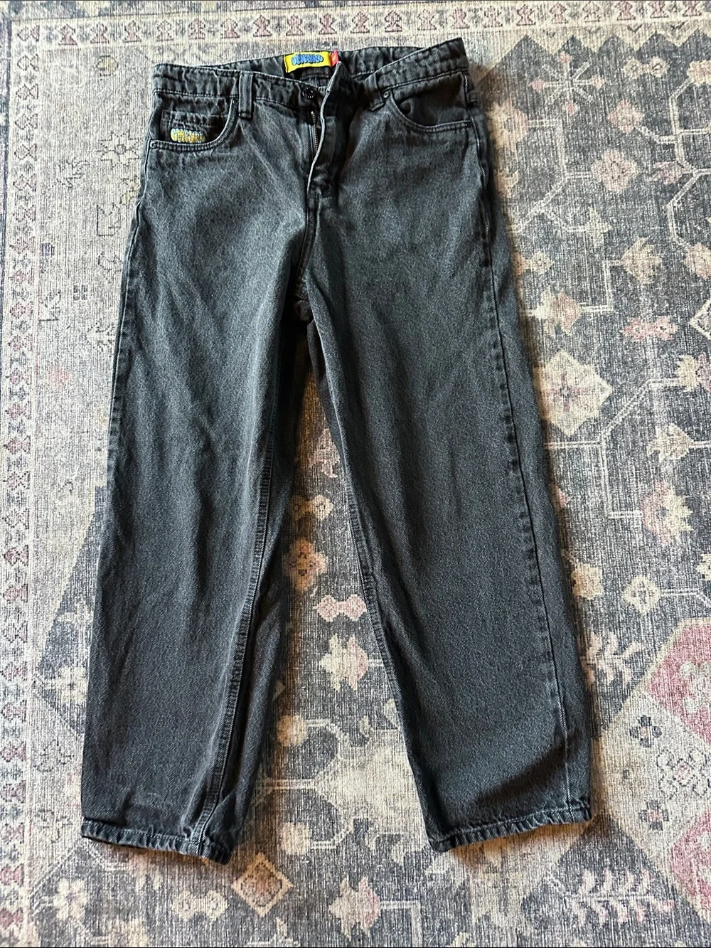 Empyre Men's Black Straight Leg Jeans